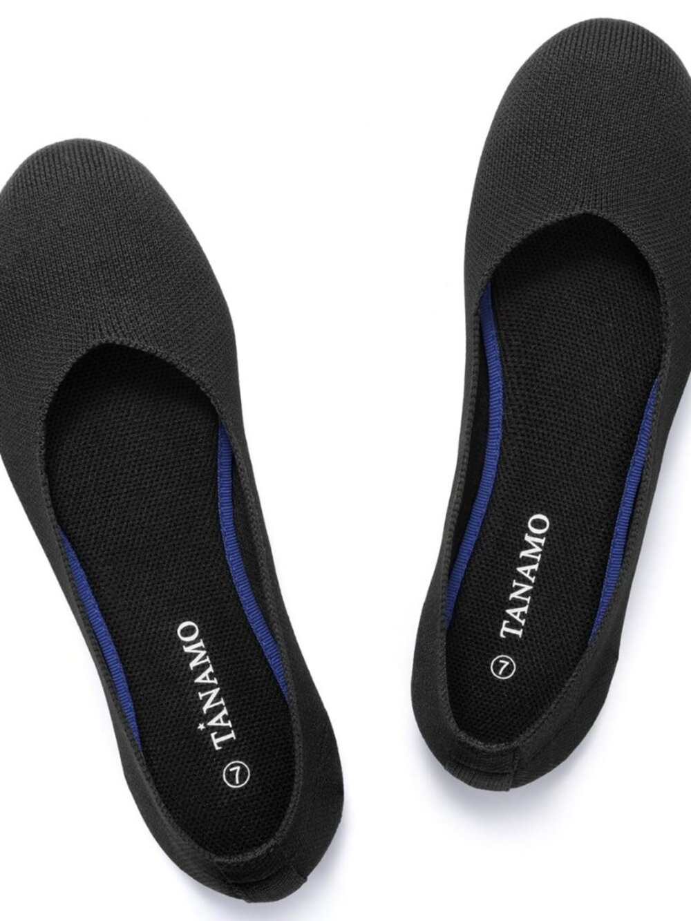 Ballet Flats for Women, Soft Knit, Work Travel Everyday Shoes